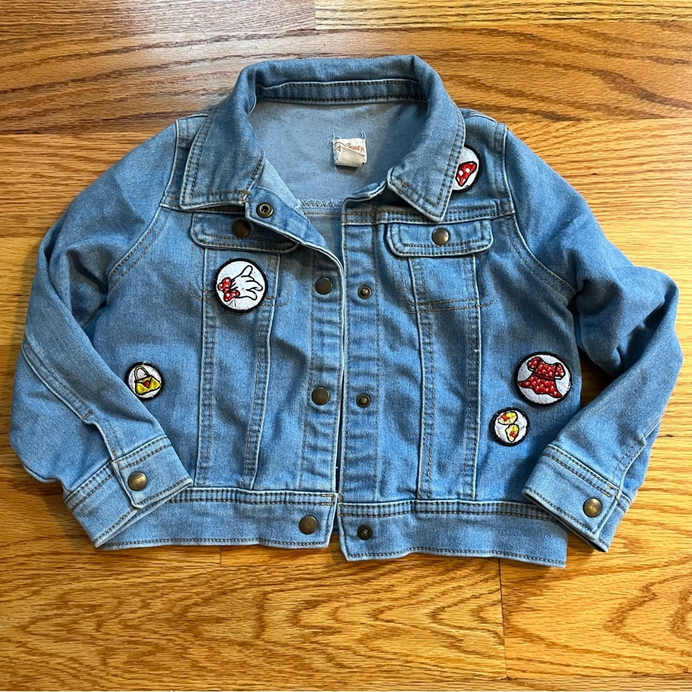 Disney x tutu couture Minnie denim jacket size 4T